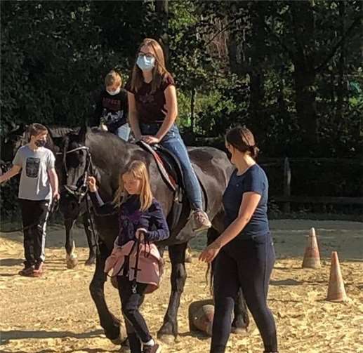 Der Reitverein hatte zu einem Pferdeerlebnistag eingeladen. Foto: privat
