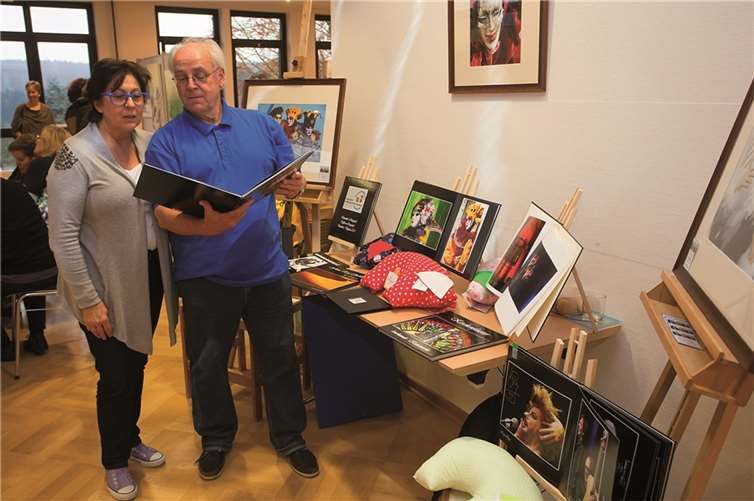 Der Rengsdorfer Fotograf Rolf Weingarten zeigte Fotografien und Fotobücher von Konzertveranstaltungen.