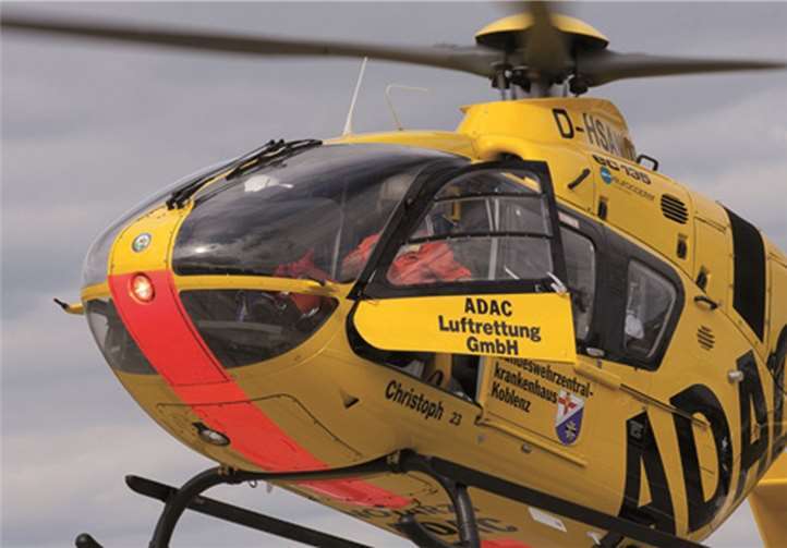 Der Rettungshubschrauber "Christoph 23" ist in Koblenz stationiert. ADAC