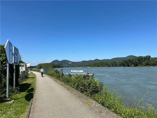 Der Rhein bei Remagen-Rolandseck. Foto: ROB