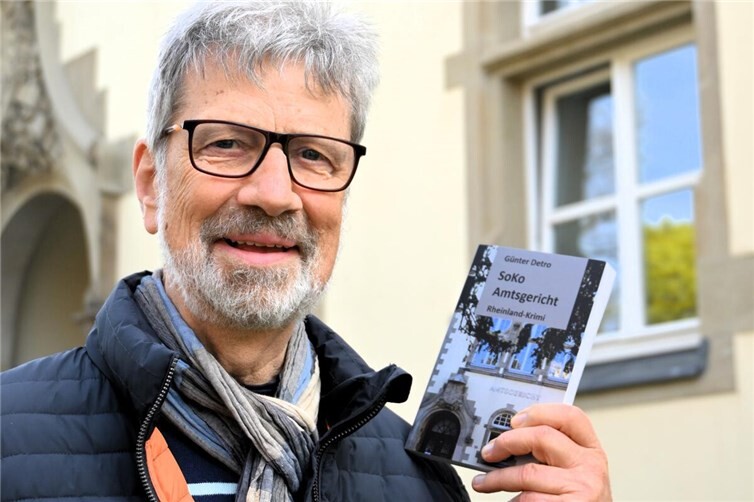 Der Rheinbacher Autor Günter Detro kehrt mit seinem dritten Rheinland-Krimi „Soko Amtsgericht“ an den Tatort zurück