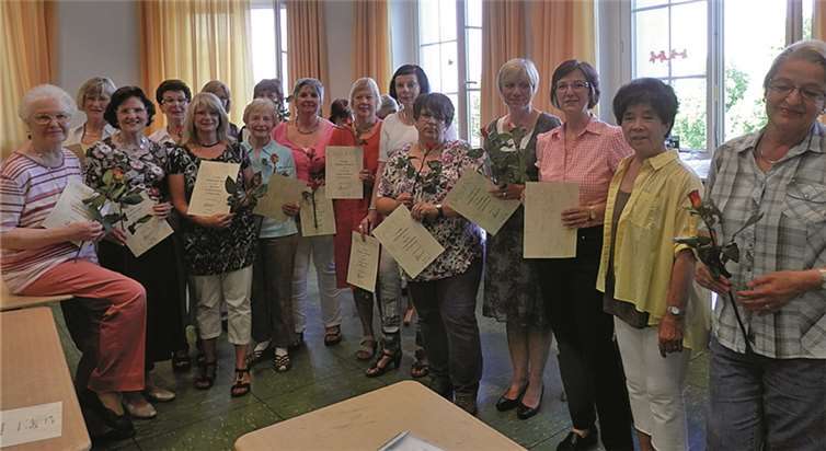 Der Rheinbacher Frauenchor feierte sein zehnjähriges Jubiläum.Privat