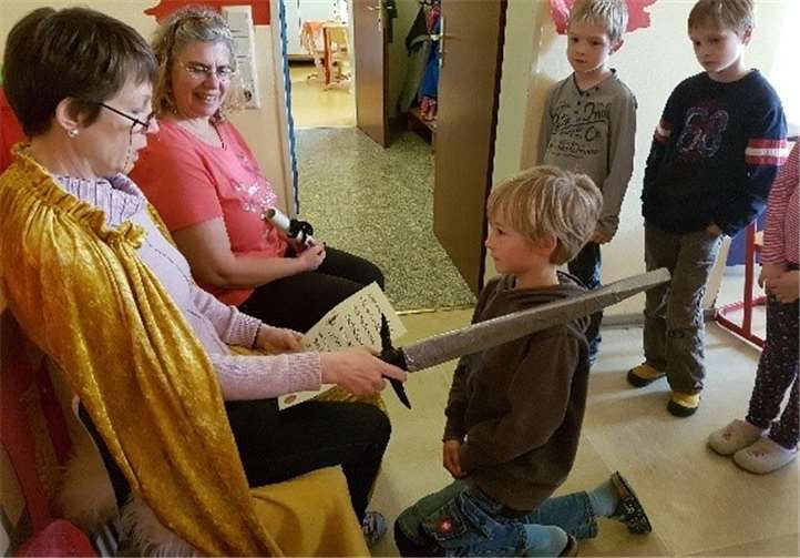 Der „Ritterschlag“!privat
