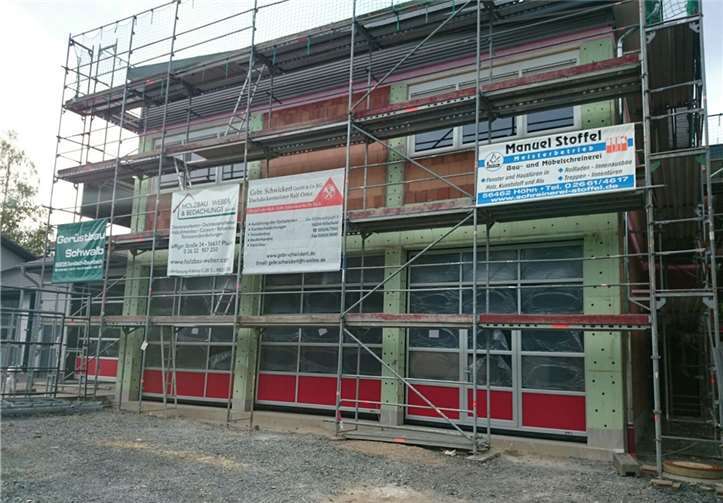 Der Rohbau der Vereinshauses mit einer Gesamtnutzfläche von 350 Quadratmetern wurde vor Kurzem fertiggestellt. privat