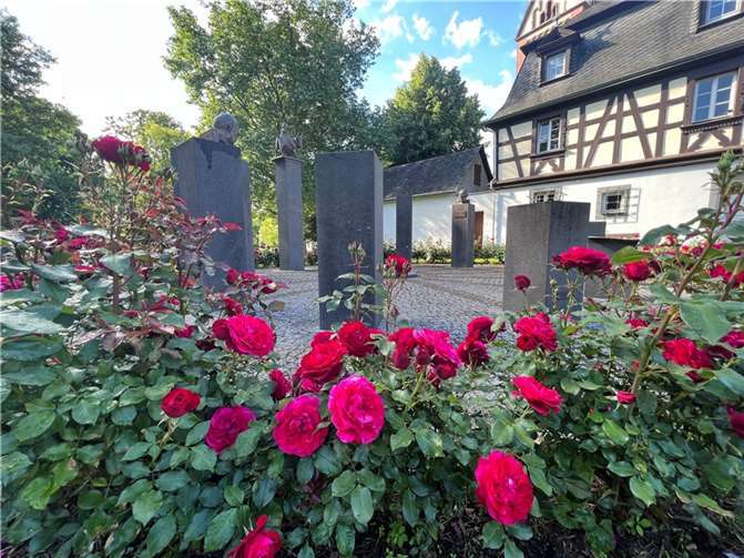 Der „Rosenkranz“ am Rathaus in Bassenheim. Foto: privat