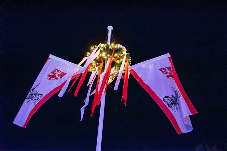 Der Rübenacher Kirmesbaum. Foto: Peter Klöcker