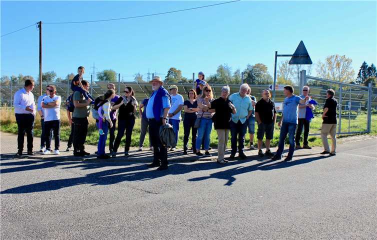 Der Rundgang des CDU-Stadtverbands führte zu diversen Projekten, die derzeit in Angriff genommen werden. privat