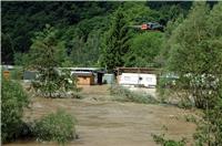 Der SAR Hubschrauebr suchte nach eingeschlossen Campern.