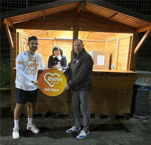Der SC Bendorf-Sayn freut sich über die Unterstützung durch „evm mit Herz“. Foto: Tom Mülhofer.