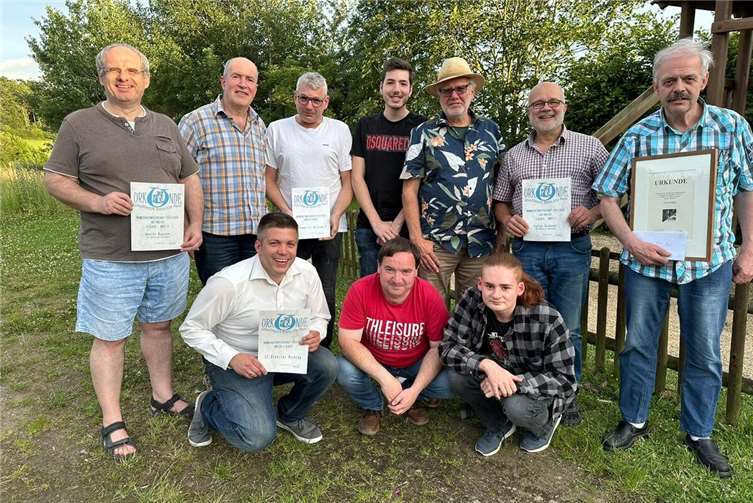 Der SC Brohltal Weibern bei seiner Jahreshauptversammlung. Foto: SC Brohltal Weibern