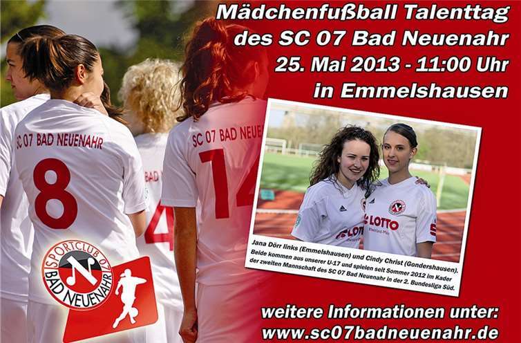 Der SC07 Talenttag findet in Emmelshausen statt. privat