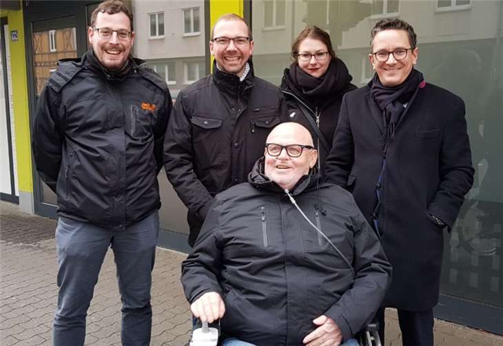 Der SPD-Ortsverein Koblenz-Süd bei der gemeinsamen Ortsbegehung mit Wolfgang Wermter. privat