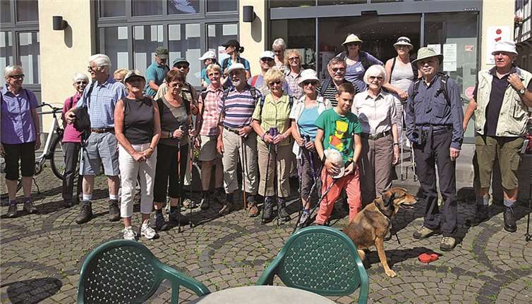 Der SPD-Ortsverein Meckenheim bei seiner fest etablierten „Wanderung in der Region“.Privat