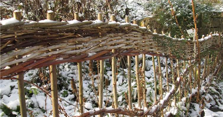 Der Schaugarten Berkum präsentiert sich derzeit im Winterkleid. privat