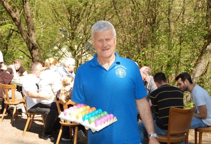 Der Schießsportvereinsvorsitzende Stefan Weber freut sich über die erfolgreiche Veranstaltung. Foto: W. F.