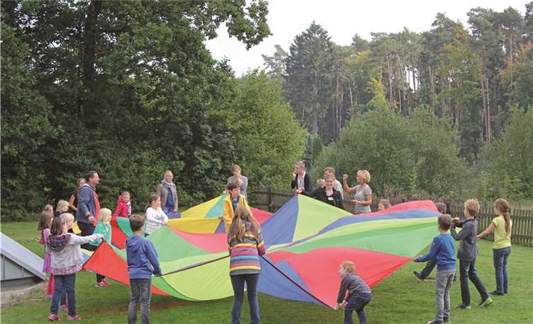 Der Schnuppertag zum Kinder-Musical „Das purpurfarbene Tuch“ begeisterte die Kinder.privat