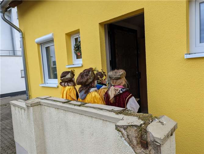 Der Segen konnte in diesem Jahr wieder direkt zu den Menschen gebracht werden.Foto: privat