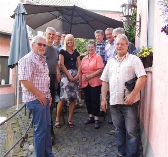 Der Seniorenbeirat bei der Besichtigung der Wohn-Pflege-Gemeinschaften. Privat