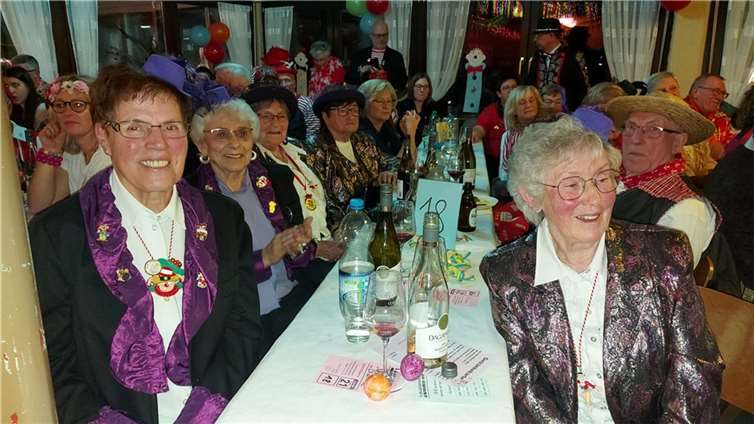 Der Seniorentisch der Möhnen.  Foto: privat