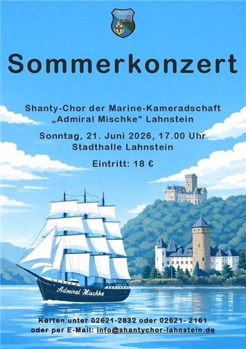 Der Shanty-Chor lädt zum Sommerkonzert ein.