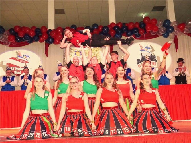 Der Showtanz der Funkengarde entführte spektakulär ins amerikanische Glücksspielzentrum von Las Vegas.