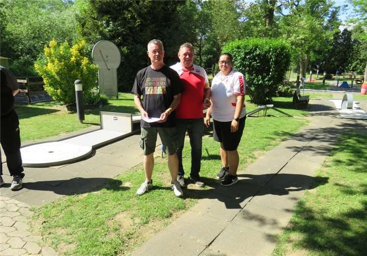 Der Sieger der männlichen Senioren II.