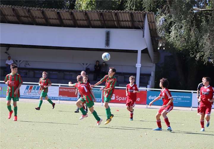 Der Siegeswille bei den D-Junioren war sehr stark in diesem Spiel.