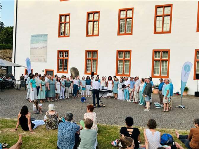 Der Singkreis 70 beim Fête de la Musique. Quelle: Singkreis 70