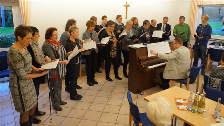 Der Singkreis „UniSono“ bereicherteden Neujahrsempfang mit musikalischen Darbietungen.