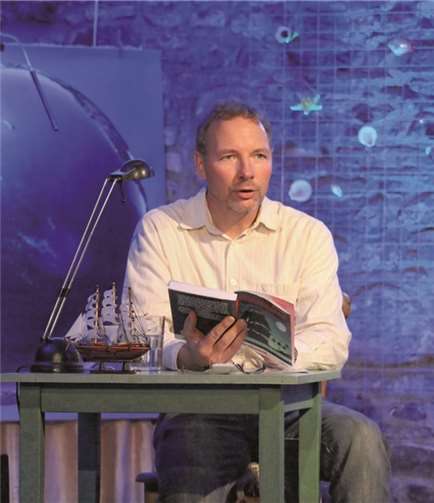 Der Sinziger Autor Kirk Thomas las aus seinem spannenden Kinder- und Jugendbuch „Piratenjagd - Das Gold des Königs“ vor.privat