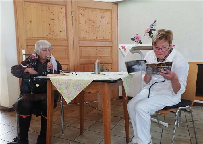 Der Sketch „beim Doktor“ brachte allgemeine Heiterkeit.