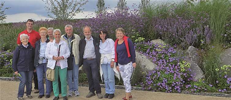 Der Ski-Club Remagen konnte die Sonne im Bereiche der Blumenschau genießen. privat