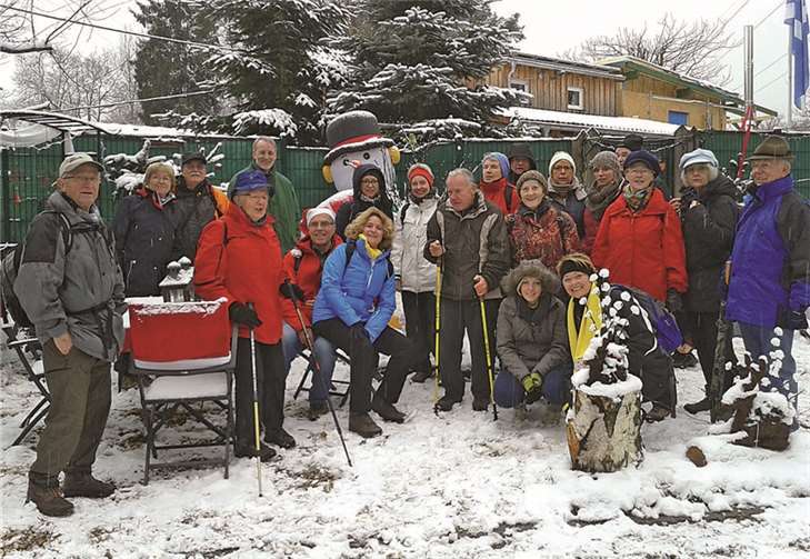 Der Ski-Club Remagen konnte sich bei seiner Nikolaus-Wanderung über den ersten Schnee freuen.privat