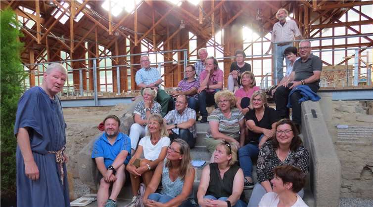 Der „Sklave Secundus“ erläuterte den Gästen viele interessante Details. privat