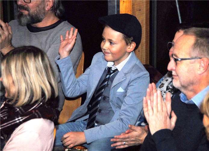 Der Sohn von Cellist Johannes Winkler hatte am Tag desKonzerts Geburtstag. Das Publikum sang ihm zu Ehren ein Lied.