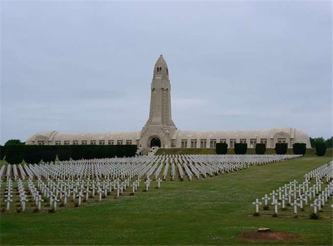 Der Soldatenfriedhof in Verdun.