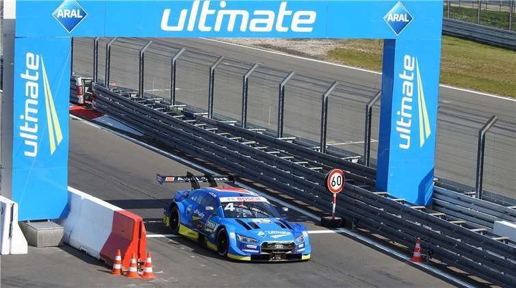 Der Sonntagsieger Robin Frijns bei der Einfahrt in die Boxengasse
