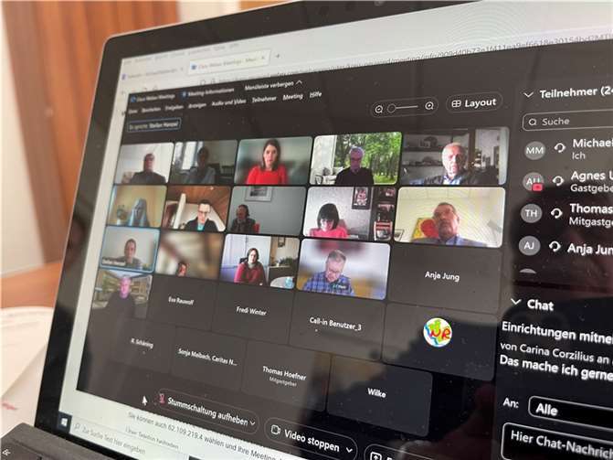 Der Sozialausschuss tagte digital.  Foto: Kreisverwaltung Neuwied