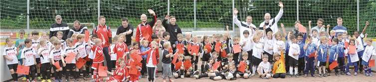 Der Spaß am Fußball war den Jugendlichen bei den Sporttagen anzusehen.     -TH-