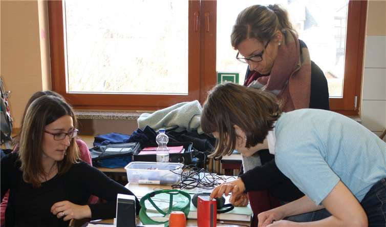 Der Spaß am Lernen ist laut Marion Kieber wichtig.Sie geht bei ihrem Unterricht unkonventionell vor.