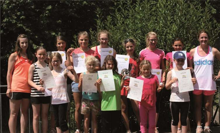 Der Spaß am Tennisspielen war den Teilnehmerinnen anzusehen. privat