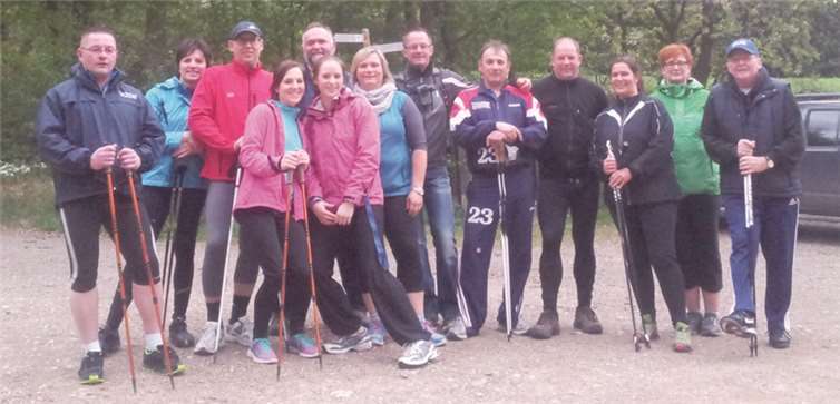 Der Spaß kam bei der Skigymnastik-Gruppe des TuS Löhndorf nicht zu kurz.privat