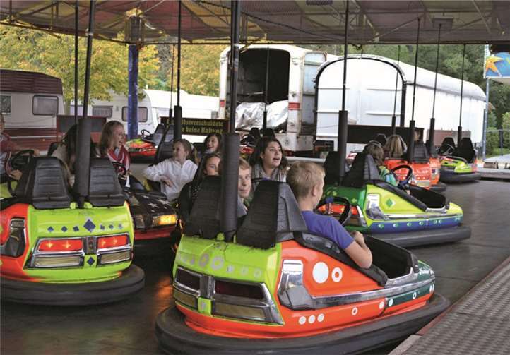 Der Spaß kam beim Autoscooter nicht zu kurz.