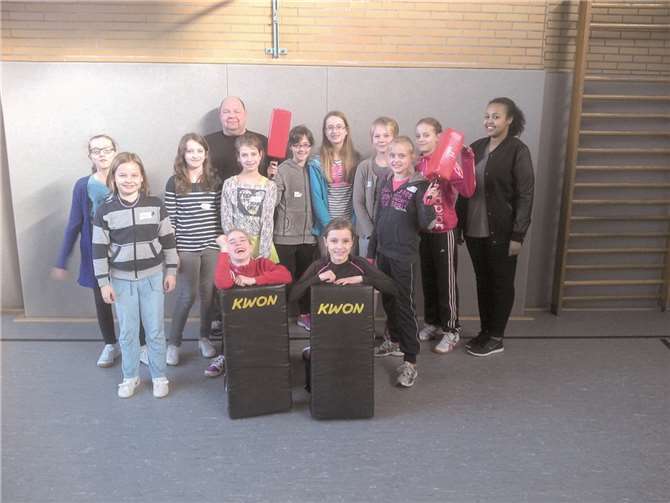 Der Spaß kam beim Selbstbehauptungskurs zu keinem Zeitpunkt zu kurz.privat