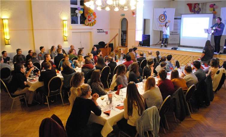 Der Spaß kam nicht zu kurz beim Neujahrsempfang.privat