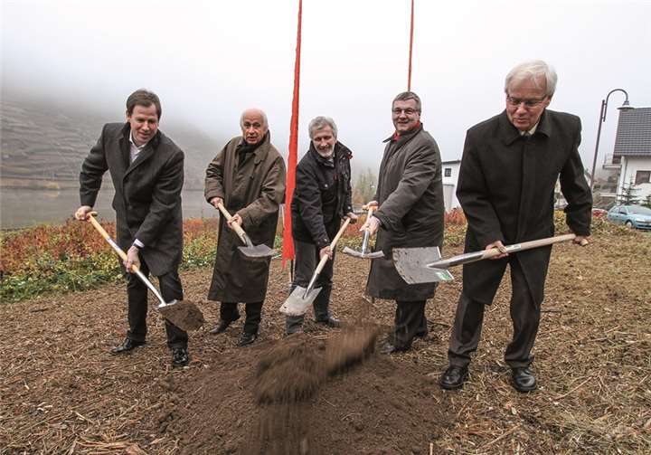 Der Spatenstich für das Kompetenzzentrum erfolgte im November 2012.