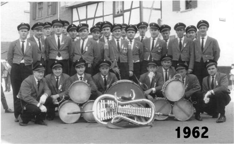 Der Spielmannszug 1962.