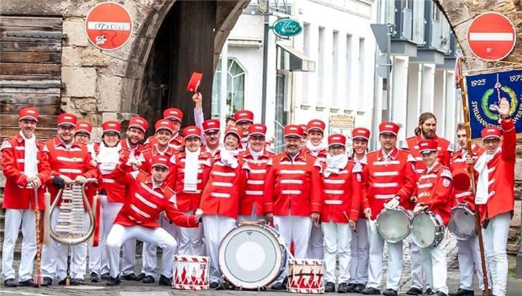 Der Spielmannszug Ahrweiler an Karneval 2020. Foto: privat