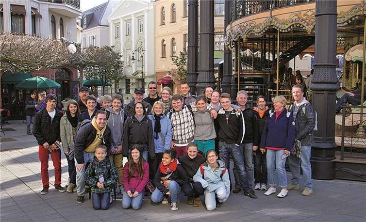 Der Spielmannszug „Rheinklänge“ Remagen besuchte das Phantasialand. privat