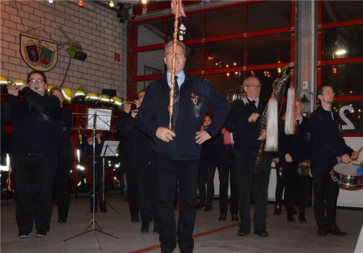 Der Spielmannszug sorgte für die musikalische Untermalung des Abends.